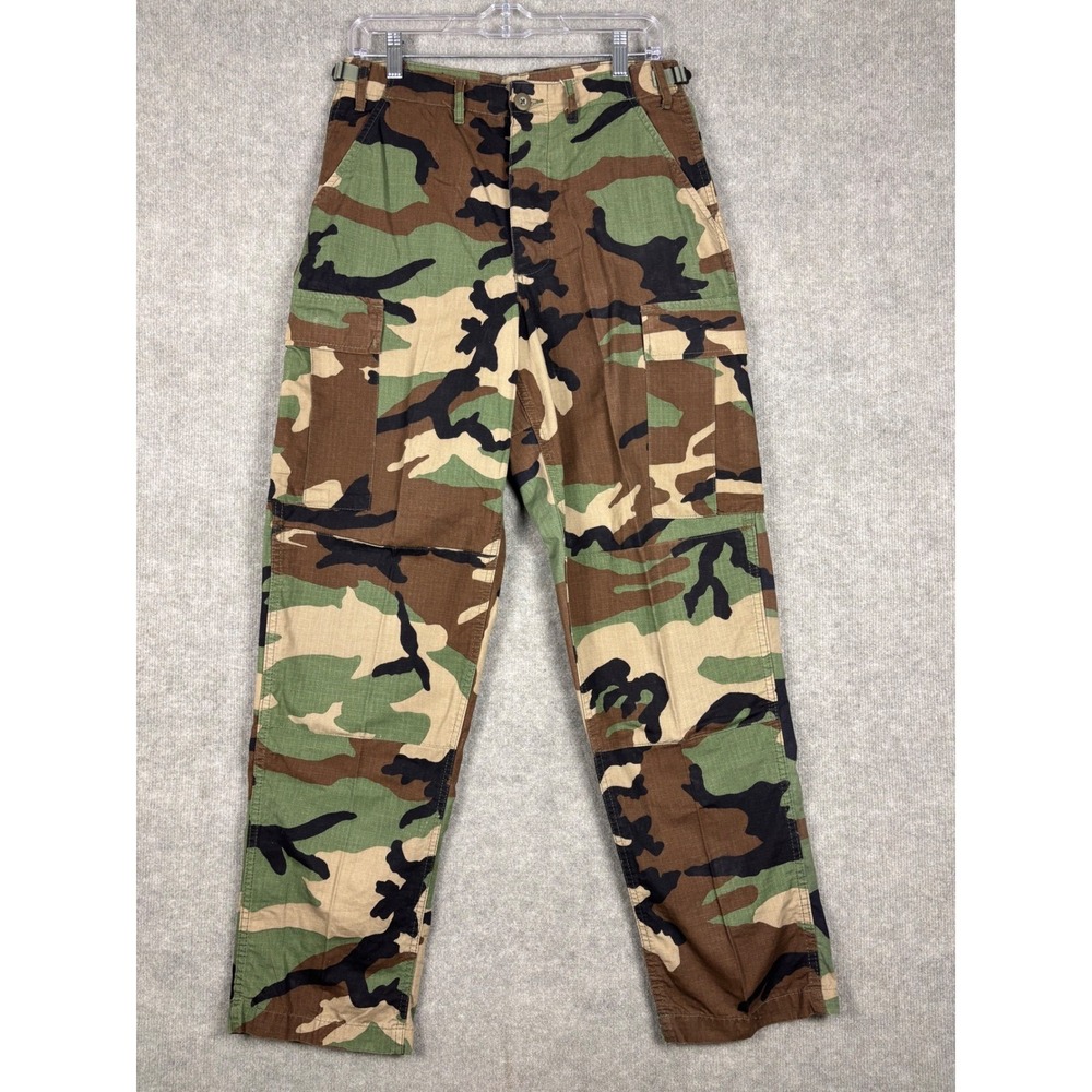 Rothco Military Division BDU Cargo Pants Woodland Camo Ripstop Small Regular